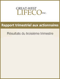 Troisième trimestre de 2022 - Rapport trimestriel aux actionnaires