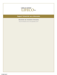Premier trimestre de 2020 - Rapport trimestriel aux actionnaires