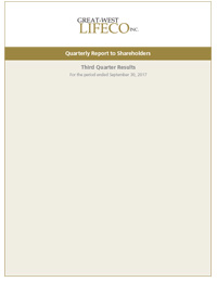 3rd Quarter 2019 - Quarterly Report to Shareholders