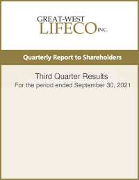 3rd Quarter 2021 - Report to Shareholders